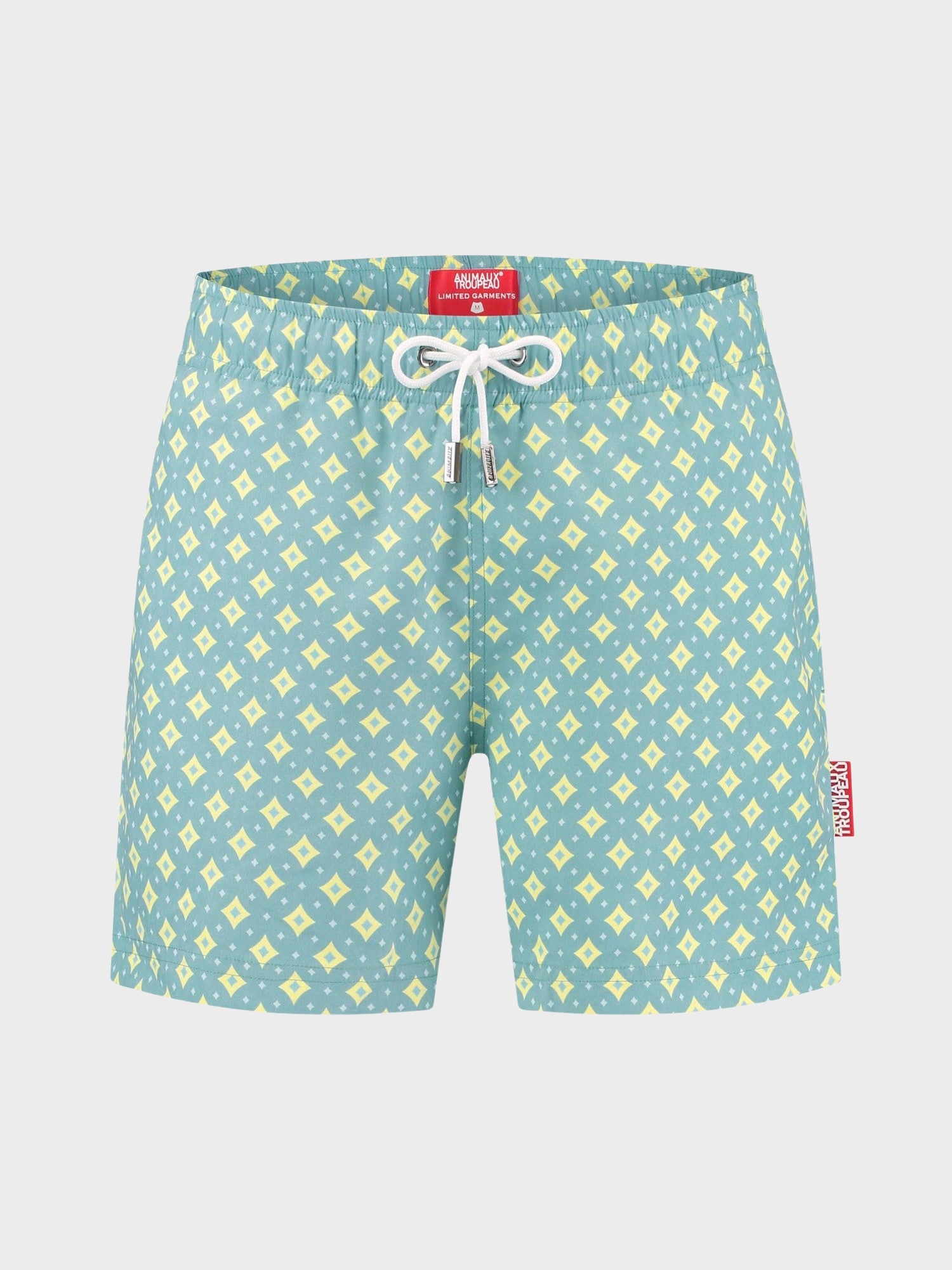 Zwembroek heren groen Animaux Troupeau Green Sparkle Front Zwembroek heren groen Animaux Troupeau Green Sparkle Front