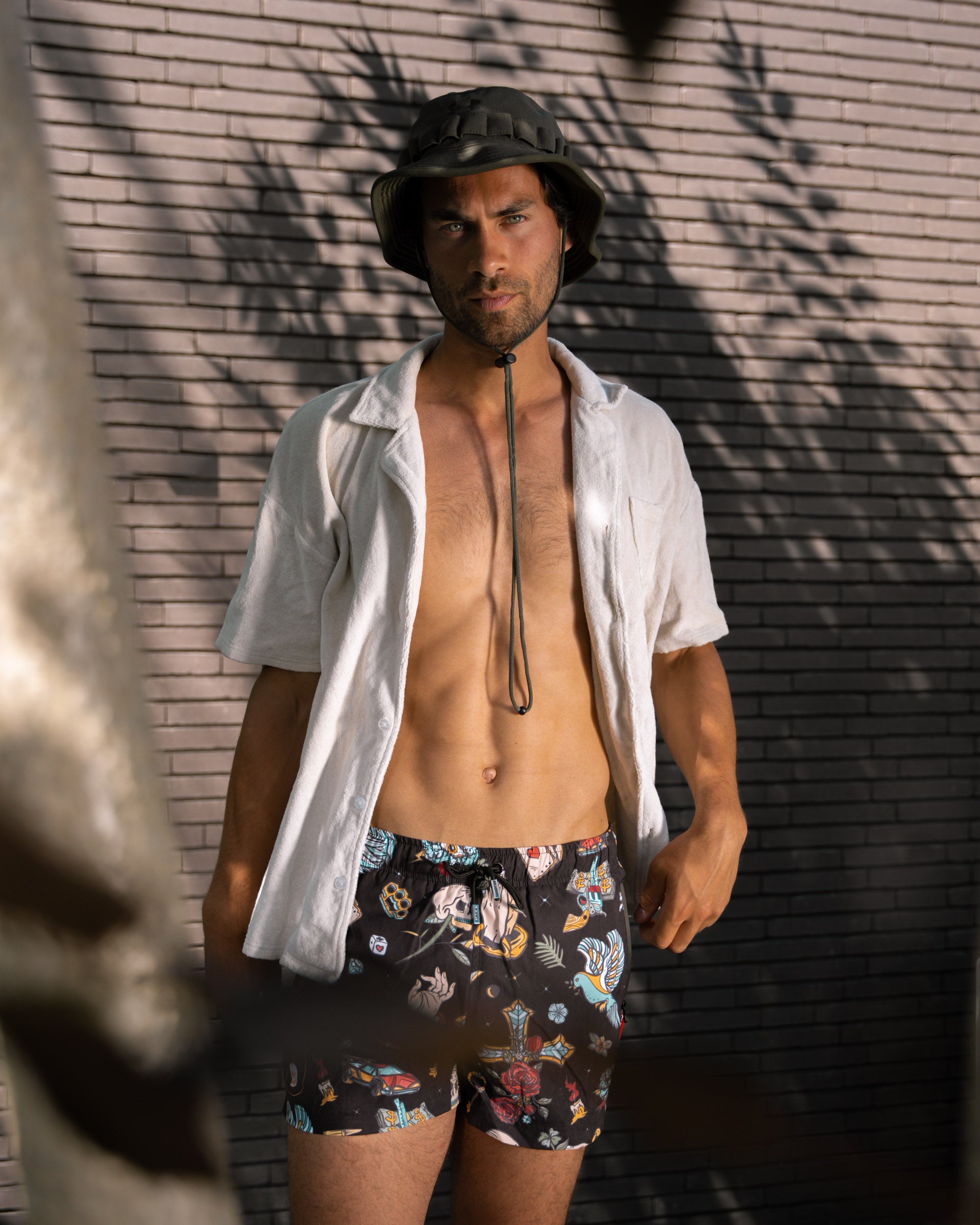 Zwembroek heren zwart Animaux Troupeau Black Rose Campaign Zwembroek heren zwart Animaux Troupeau Black Rose Campaign