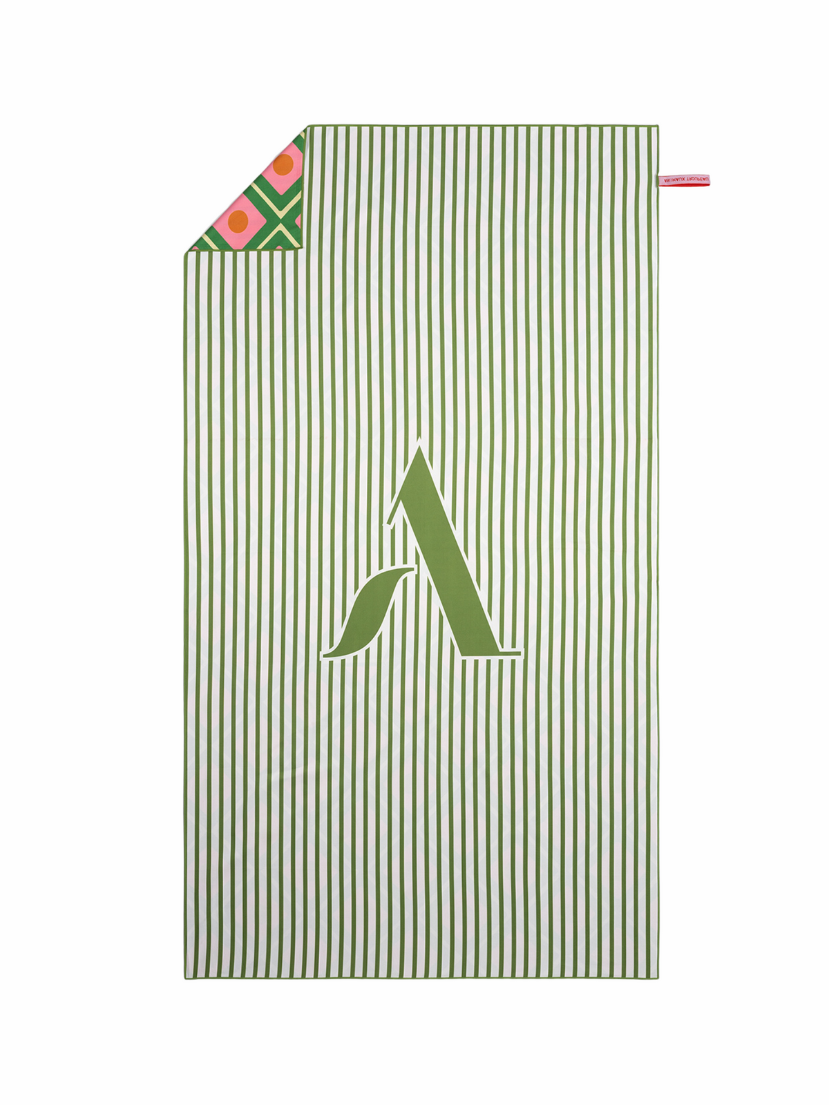 Beach Towel | Classic Stripes Green