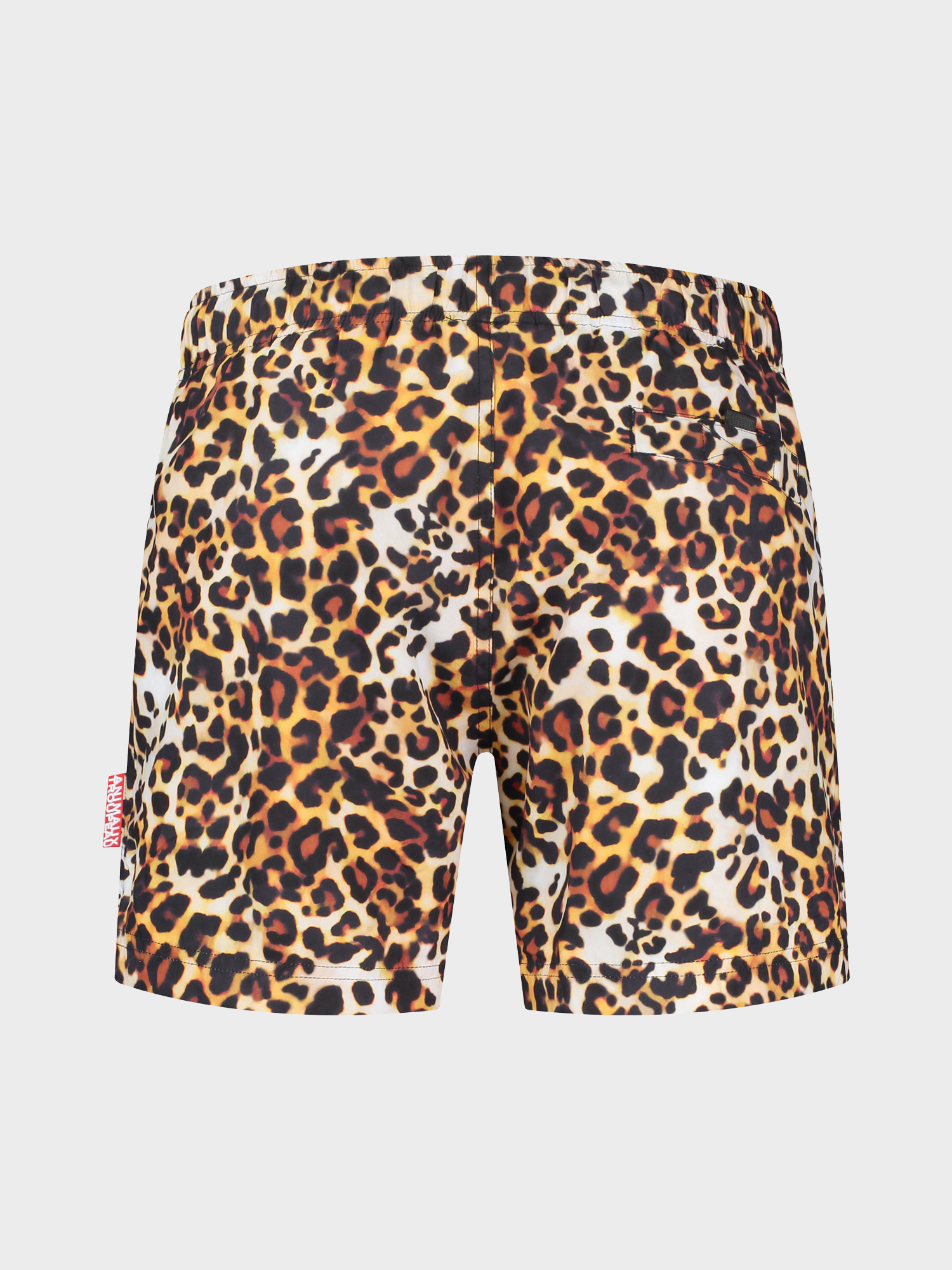 Heren zwembroek met leopard print
