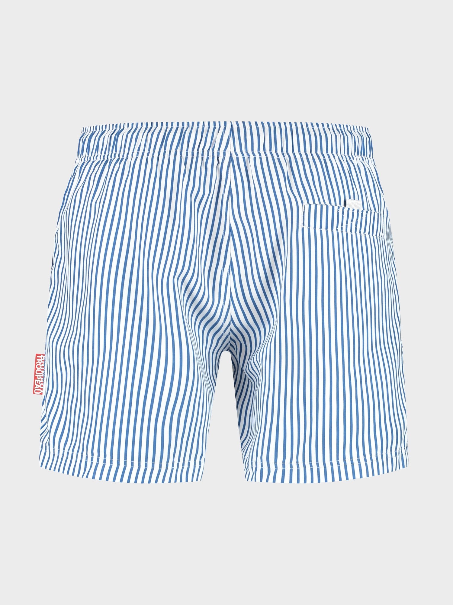 Kinder zwembroek met blauwe strepen
