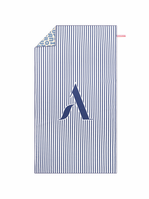 Reishanddoek Blauw Streep Animaux Troupeau Blue Stipes