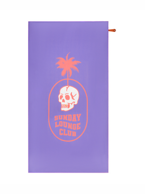 Reishanddoek Paars Animaux Troupeau Front