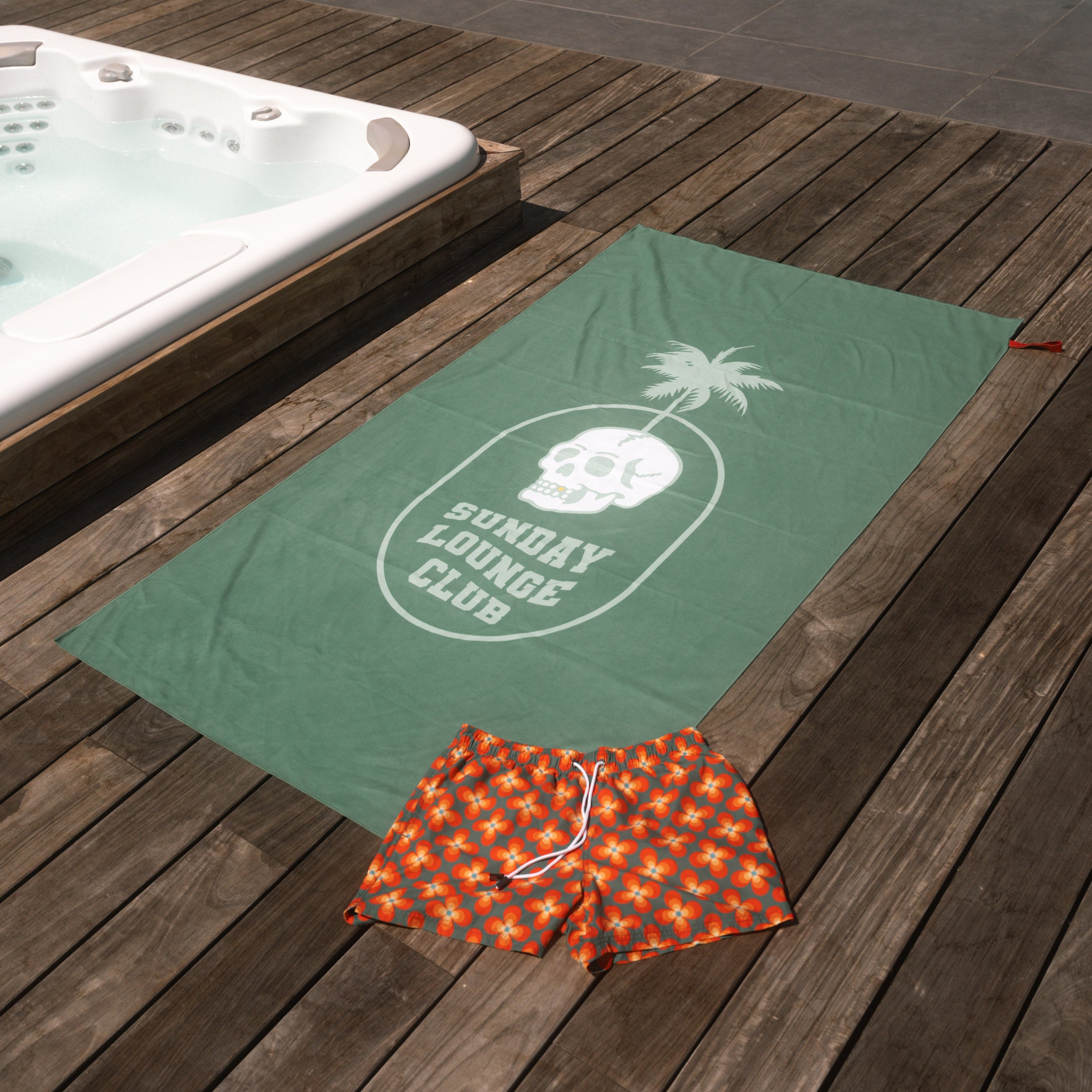 Beach Towel | Sunday Lounge Club | Green