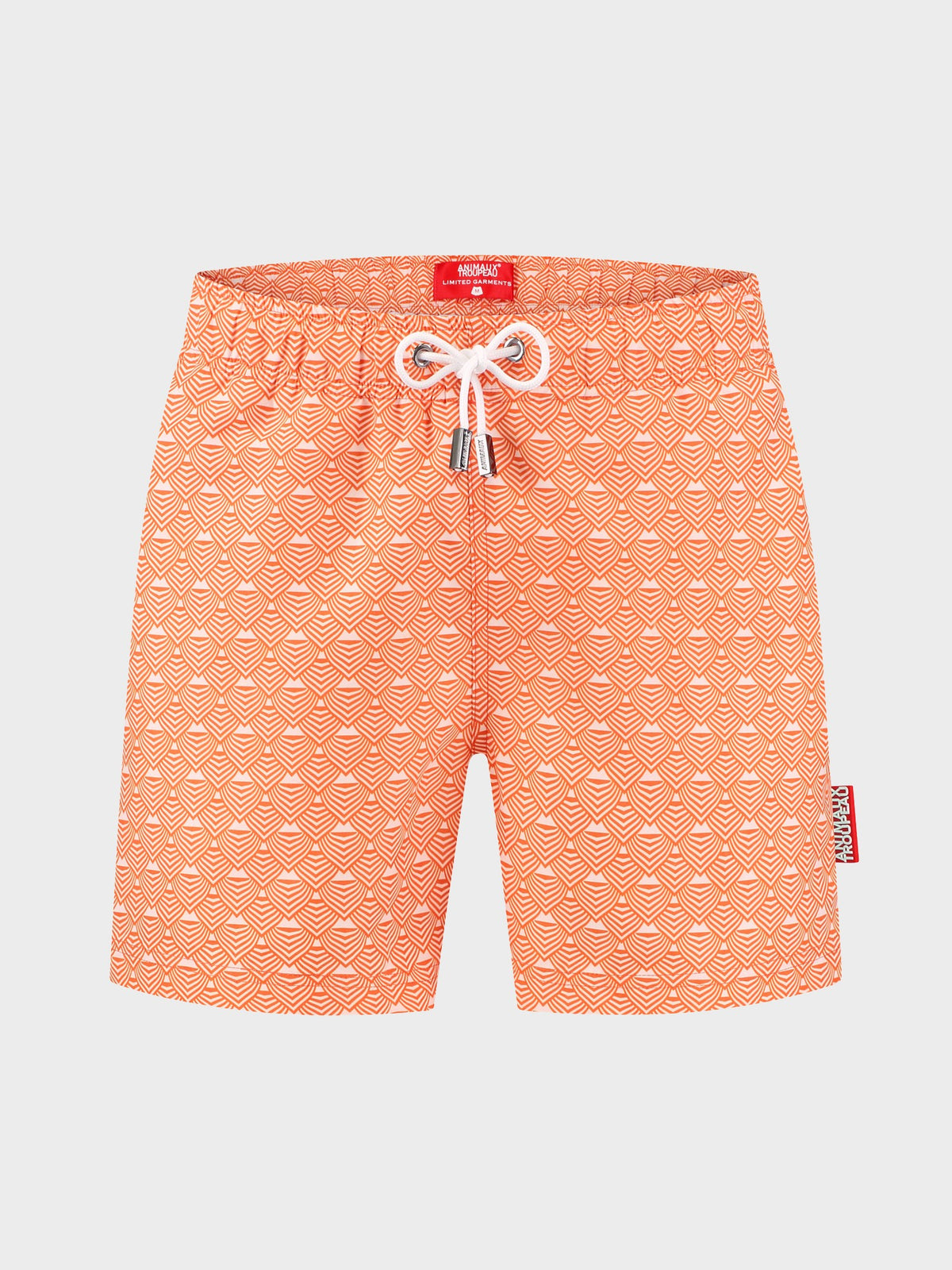 Zwembroek heren oranje Animaux Troupeau Orange Mystery Front